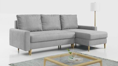 Ecksofa - L-form Sofa Mit Schlaffunktion - Wohnlandschaft - Wohnzimmer L Couch LANG
