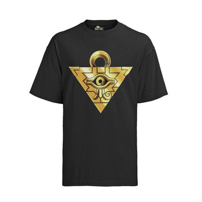 Yu-Gi-Oh! Millennium Puzzle Yami Yugi Pharao Goldenes Auge Anime Herren T-Shirt