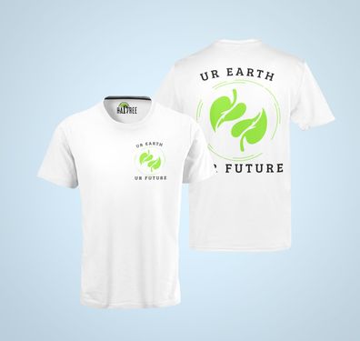 Ur Earth Ur Future Save ur Planet Blätter Demo Protest Free Bio T-Shirt Herren
