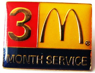 Mc Donald´s - 3 Month Service - Pin 29 x 22 mm