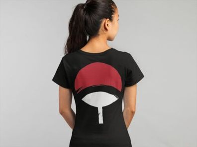 Uchiha Clanabzeichen - Naruto Bio T-Shirt Damen