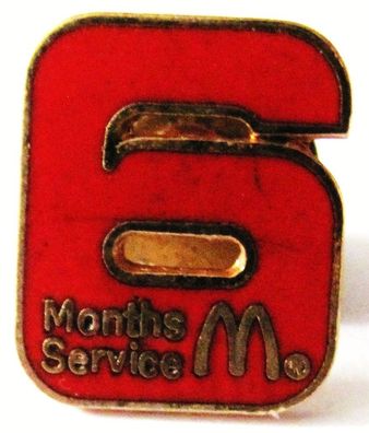 Mc Donald´s - 6 Month Service - Pin 16 x 13 mm