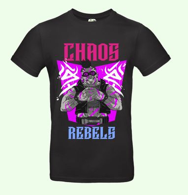 Anime Chaos Rebels Kämpfer - Herren T-Shirt aus Bio Baumwolle