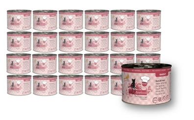 catz finefood - Ragout ¦ N° 603 - Gans & Pute - 24 x 190g ¦ nasses Katzenfutter ...