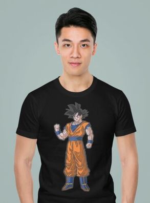 Dragon Ball Z Son Goku - Anime Bio T-Shirt Herren