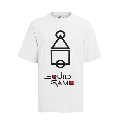 Squid Game Puppe 546 Kreis Viereck Dreieck Last Game Netflix Herren Bio T-Shirt