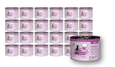 catz finefood - Ragout ¦ N° 611 - Lamm & Kamel - 24 x 190g ¦ nasses Katzenfutter ...