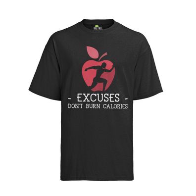 Excuses Dont Burn Calories Gym Training Fitness Top crossfit Bio Herren T-Shirt