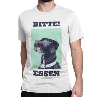 Cooler Hund der essen will Dog Lustig witzig Pet Hundebesitzer Herren T-Shirt