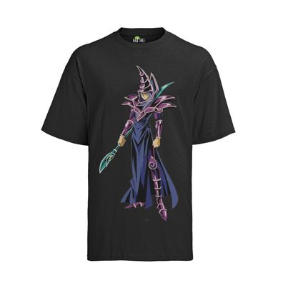 Yu-Gi-Oh! Schwarzer Magier Dunkler Dark Magician YGO YuGiOh Herren T-Shirt