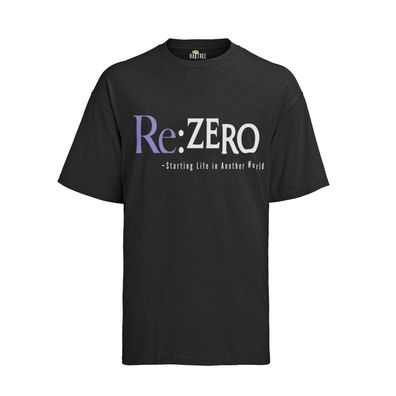Re: Zero Starting Life in Another World Anime Logo New Herren Bio T-Shirt Herren