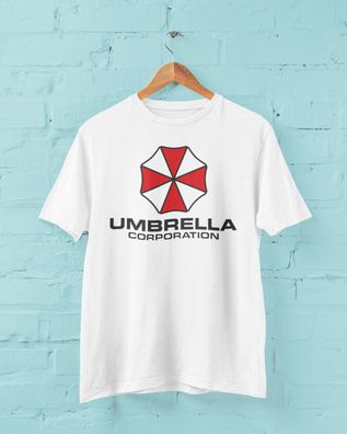 Umbrella Firma Resident Evil Film T- Virus Merch Cosplay Herren Bio T-Shirt