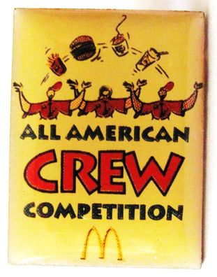 Mc Donald´s - All American Crew Competition - Pin 20 x 14 mm