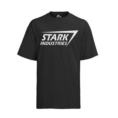 Marvel Iron Man Tony Stark Industries Firma Logo Spruch Geschenk Herren T-Shirt