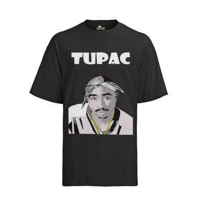 2pac Hip Hop Grafig Tupac Shakur Shirt Rapper RIP Musik Two Pac T- Shirt Herren