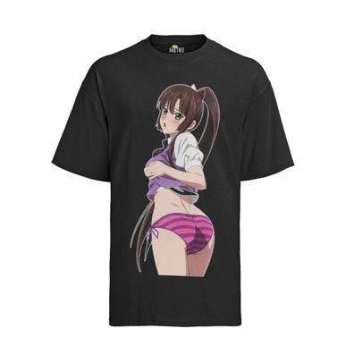 New Sayaka Kirasaka Strike The Blood Hentai Girl Sexy Manga Anime Herren T-Shirt