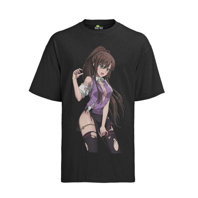 Top Sayaka Kirasaka Strike The Blood Hentai Girl Sexy Manga Anime Herren T-Shirt