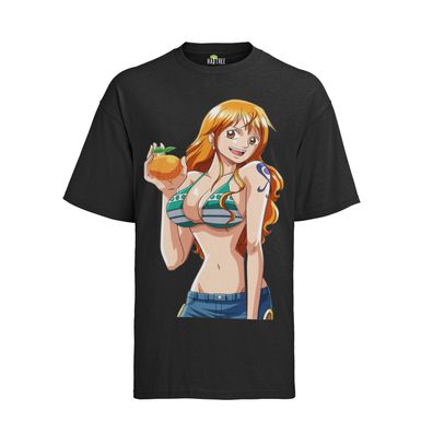 One Piece Nami ??? Bikini Sexy Girl Anime Hentai Porn Manga Bio T-Shirt Herren