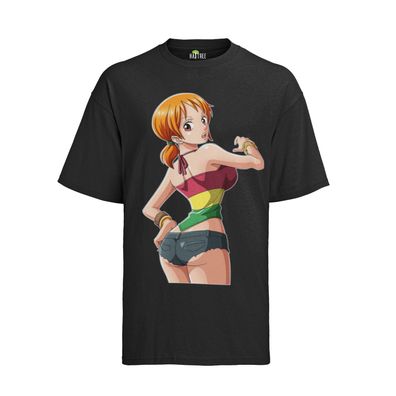 One Piece Nami ??? Ass Bikini Sexy Girl Anime Hentai Porn Manga T-Shirt Herren
