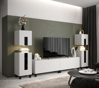 Future 94 Möbel für Wohnzimmer Wohnwand Mediawand Schrankwand Wohnschrank