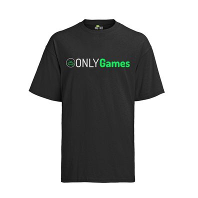 Gaming Shirt Only Games Geek Nerd Zocker Konsole PC Gamer Bio Herren T-Shirt