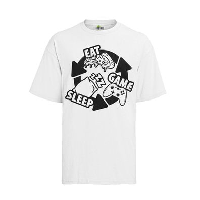 Eat Game Sleep Repeat Zocker shirt Man Game Spiele Geek Nerd Top Herren T-Shirt