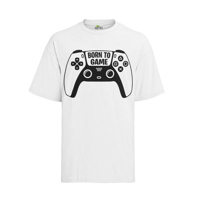 Born to Game Gaming Zocker shirt Man Game Spiele Geek Nerd Top Herren T-Shirt