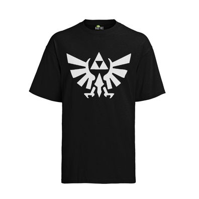 Nintendo Zelda Link Zeichen Herren T-Shirt Herren Schild Symbole Gaming Shirt