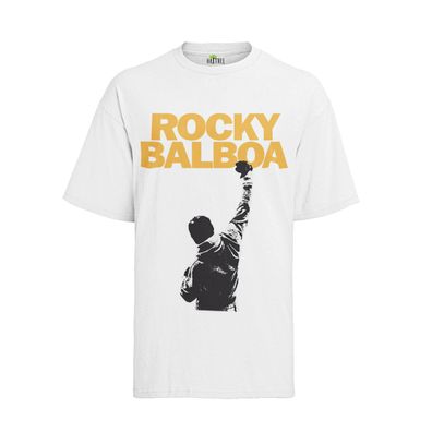 Rocky Balboa Boxer Winning Silvester Stallon T-Shirt Herren Film Boxing Movie