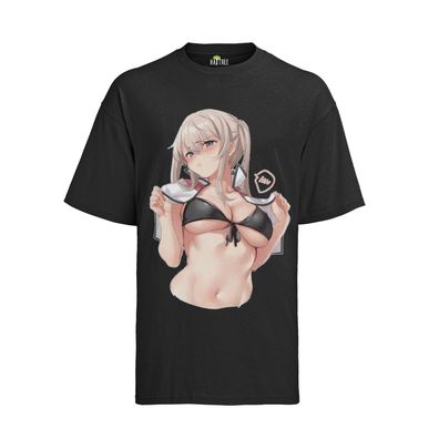 Hot Anime Girl große Brüste hentai Mädchen Otaku Anime T-Shirt Herren Man Shirt
