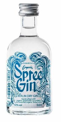 Grote, Organic Spree Gin, Mini, 0,05 l, 42 % vol.