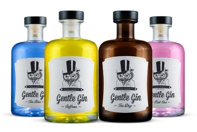Gentle Gin, Four of a kind, 4 x 0,5 l, 40 % vol.