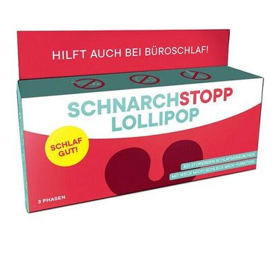 Liebeskummerpillen, Schnarchstopp Lollipop, Lutscher, 3 Stück, 25 g