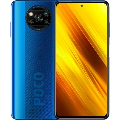 Xiaomi Poco X3 NFC 128GB Cobalt Blue NEU Dual SIM 6,67" Smartphone Handy OVP