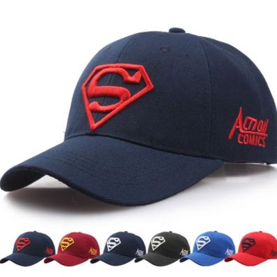 Superman baseballmütze SM Cappy cappy DC mütze Super man cap Hero Hat Logo