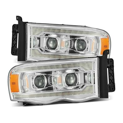 DODGE RAM 2002 - 2005 Projector Scheinwerfer 02 - 05 LED SEQ chrom DRL