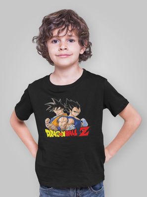 Bio Kinder T-Shirt Jungen Dragon Ball Son Goku Vegeta Anime Comic Shirt Kids