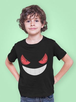 Bio T-Shirt Pokemon Gengar Lachen Pikachu Pokeball Comic Shirt Kids Anime