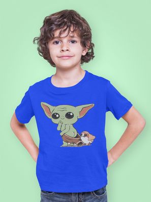 Bio Baumwolle T-Shirt Star Wars Windel Yoda Cartoon Yoda Baby The Mandalorian