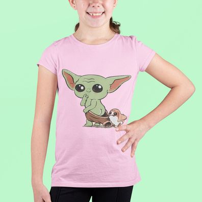 Baumwolle Bio T-Shirt Star Wars Windel Yoda Cartoon Yoda Baby The Mandalorian