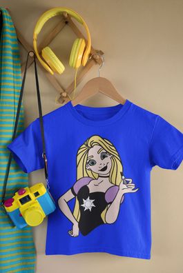 Rapunzel – Neu verföhnt Kinder Bio Baumwolle T-Shirt für Mädchen Film
