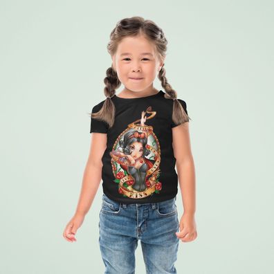 Schönes Aurora aus Dornröschen Kinder Bio Baumwolle T-Shirt für Mädchen Film