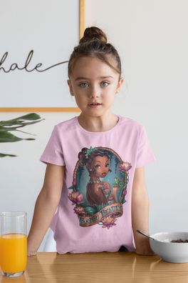 Neues Küss den Frosch Prinzessin Tiana Kinder Bio Baumwolle T-Shirt für Mädchen
