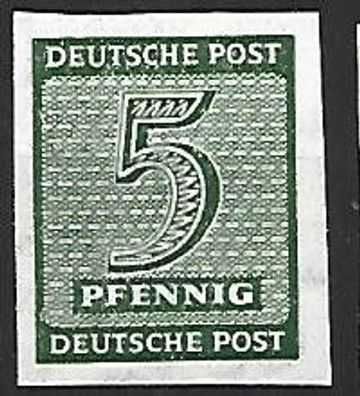 Ost-Sachsen, Mi.116 X , Einzelmarke in postfrischer Erhaltung, 0,05 €