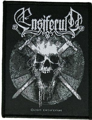 Ensiferum Skull Shield Aufnäher Patch-NEU & Official!