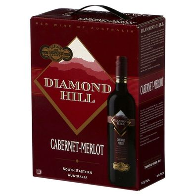 Diamond Hill Cabernet Merlot Australien Trocken Bag in Box 14% vol 300cl BiB