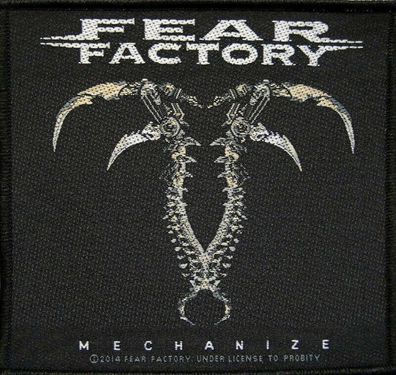 Fear Factory Mechanize Patch-Aufnäherl NEU & Official!
