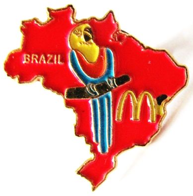 Mc Donald´s - Brazil - Pin 25 x 22 mm