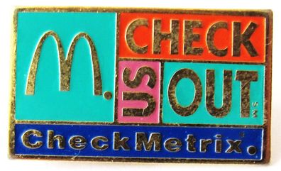 Mc Donald´s - Check Metrix - Pin 25 x 15 mm