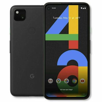 Google Pixel 4a 5G 128GB Just Black NEU Dual SIM 6,2" Smartphone Handy OVP